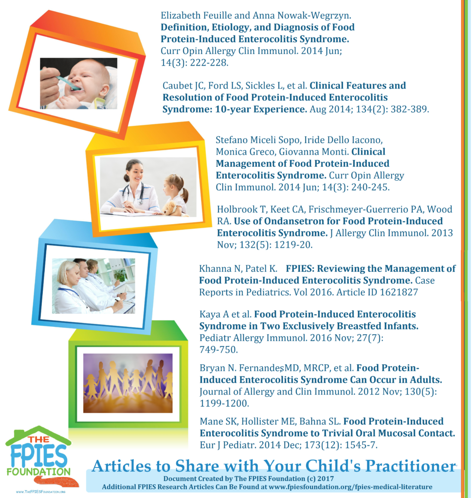 FPIES Medical Literature – The FPIES Foundation