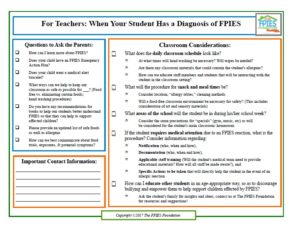 Worksheet JPEG -Raising FPIES Awareness in the classroom